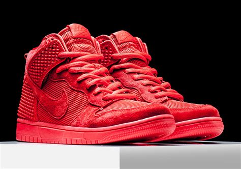 nike red october fake - Nike dunk high red october.